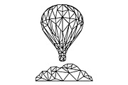 Hot Air Balloon Silhouette Bundle, an Object Illustration by Gaye Art (Thumbnail 19 of 31)