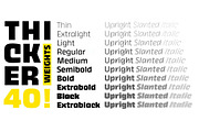 Thicker 44 fonts + 2 variables, a Sans Serif Font by Zetafonts (Thumbnail 13 of 13)