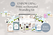 Empowering POD Branding Kit CANVA, a Branding & Logo Template by Jay Luxe Creative (Thumbnail 1 of 7)
