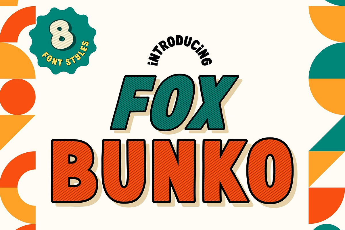 Fox Bunko : 8 Font Style, a Handwritten Font by Fox7 By Rattana (Photo 1 of 18)