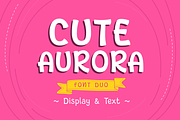 Cute Aurora, a Font by 611 Studio (Thumbnail 1 of 6)