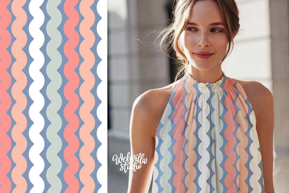 Abstract Summer Patterns, a Pattern Graphic by Bloomart Studio
