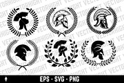 Spartan or Greek warrior helmet, an Object Illustration by Vectorhight (Thumbnail 1 of 4)