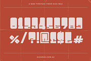 Il Conto - An Italian Wine Bar Font, a Slab Serif Font by Nick Mac (Thumbnail 7 of 10)