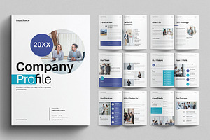 Company Profile Template, a Brochure Template by E-Type