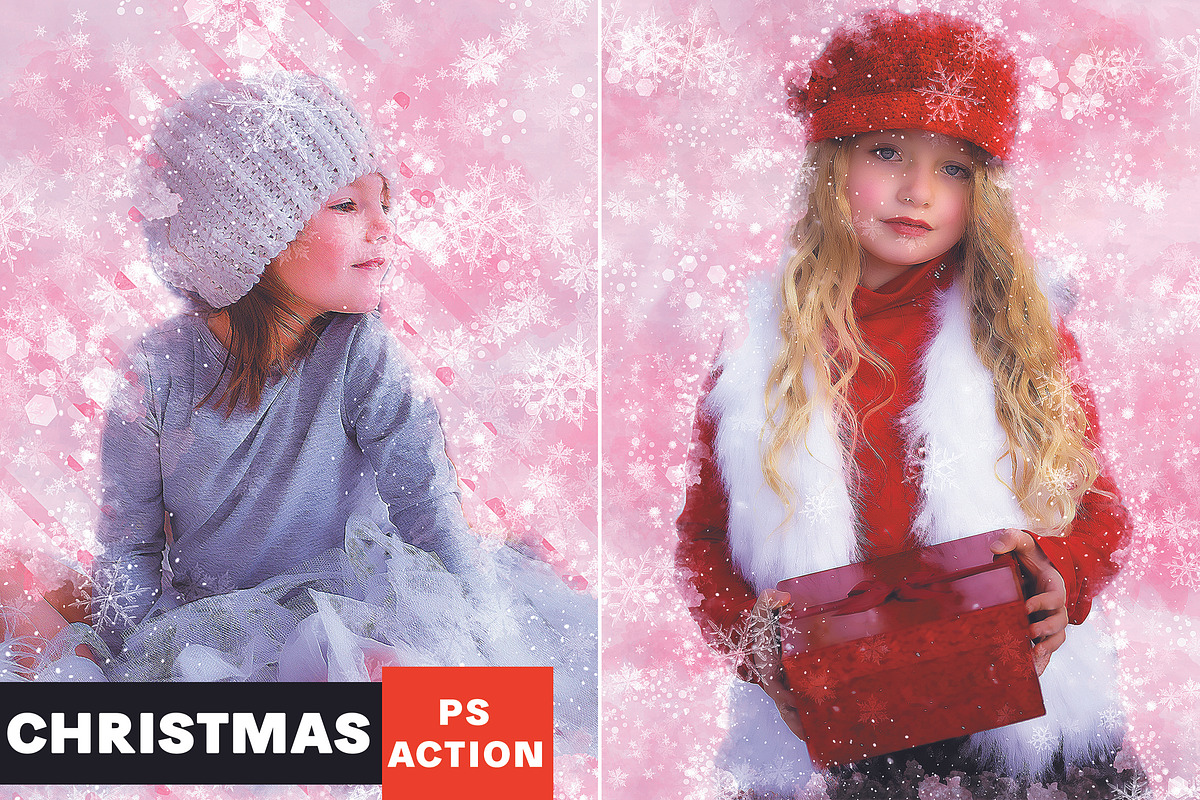 Christmas Effect Photoshop Action, an Action Add-On by AB-TheDesigner (Photo 1 of 5)