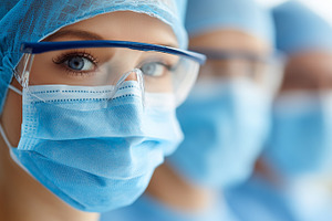 Close up portrait of a healthcare, a Health & Medical Photo by MistyDay