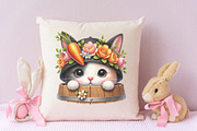 Easter day cat peeking clipart, an Illustration by RobertsArt (Thumbnail 5 of 7)