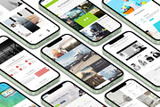 ALL 3D iPHONE MOCK-UP BUNDLE VOL-1, an iPhone Mockup by Graphicsworld125 (Thumbnail 3 of 62)