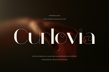 Curlovia | Display Elegant Font