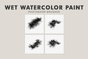 Wet Watercolor Paint Brushes, a Brush Add-On by AB-TheDesigner (Thumbnail 4 of 4)
