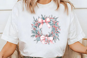 Mint & Pink Christmas Clipart, an Illustration by Libby Wishes (Thumbnail 6 of 7)