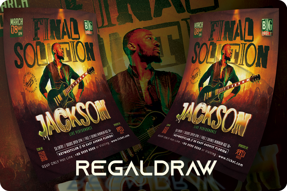 Music Concert Flyer, a Flyer Template by regalDRAW (Photo 2 of 3)