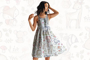 Cute Woodland Animals Pattern, a Pattern Graphic by StudioGlouna (Thumbnail 4 of 5)