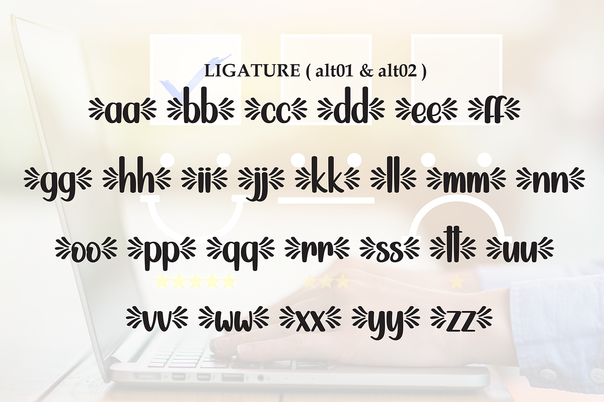 Cute Quality | Script Font, a Script Font by Scratchones (Photo 7 of 8)
