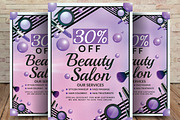 Elegant Beauty Salon Flyer Template, a Graphic by graphicforest (Thumbnail 1 of 3)