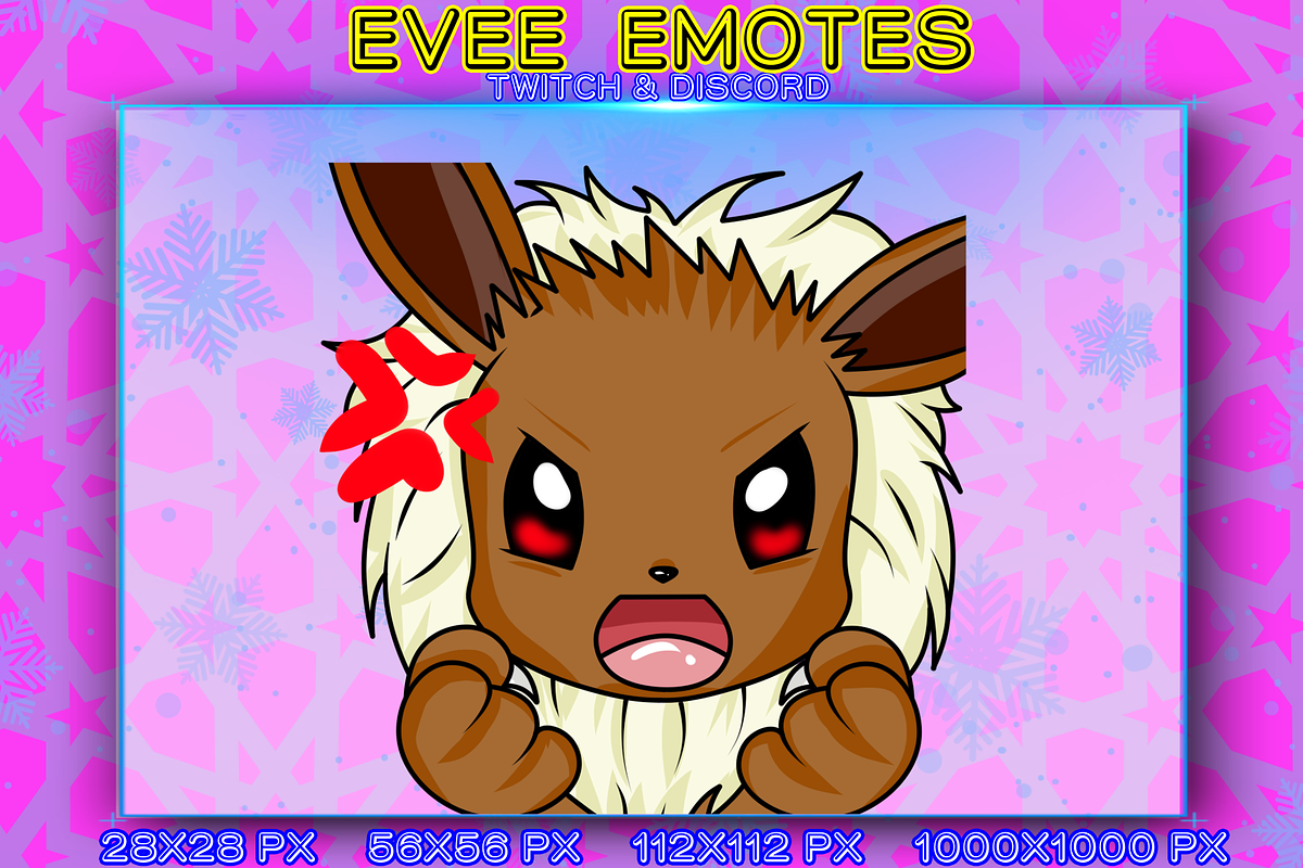 POKEMON EVEE EMOTES, an Animal Illustration by YUNGMOTS (Photo 6 of 6)