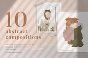 Acrylic abstract shapes part I, a Texture Graphic by Helen Halik art (Thumbnail 5 of 7)