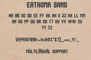 Eathoma Font Duo