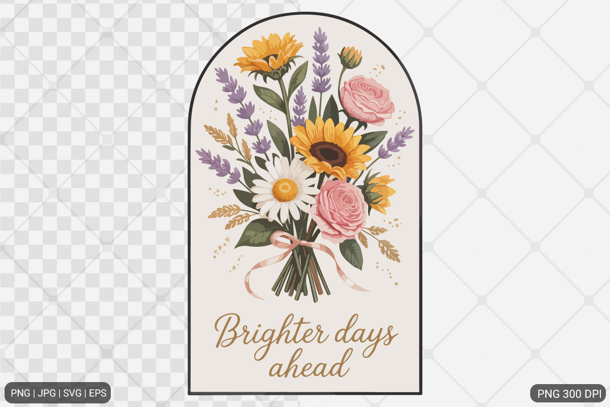 Boho Flowers Motivational Bundle, an Illustration by Actual Pixel (Photo 18 of 21)