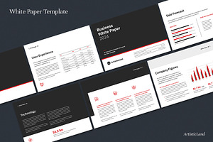 White Paper Template, a Brochure Template by ArtisticLand