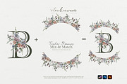 Bloom | Burnt Florals Watercolor, an Invitation Template by slowlivecreate (Thumbnail 4 of 7)