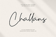 Challans | Stylish Handwritten Font, a Handwritten Font by Heinzel Std (Thumbnail 1 of 16)