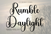 Rumble Daylight, a Handwritten Font by InermediaSTUDIO (Thumbnail 1 of 8)