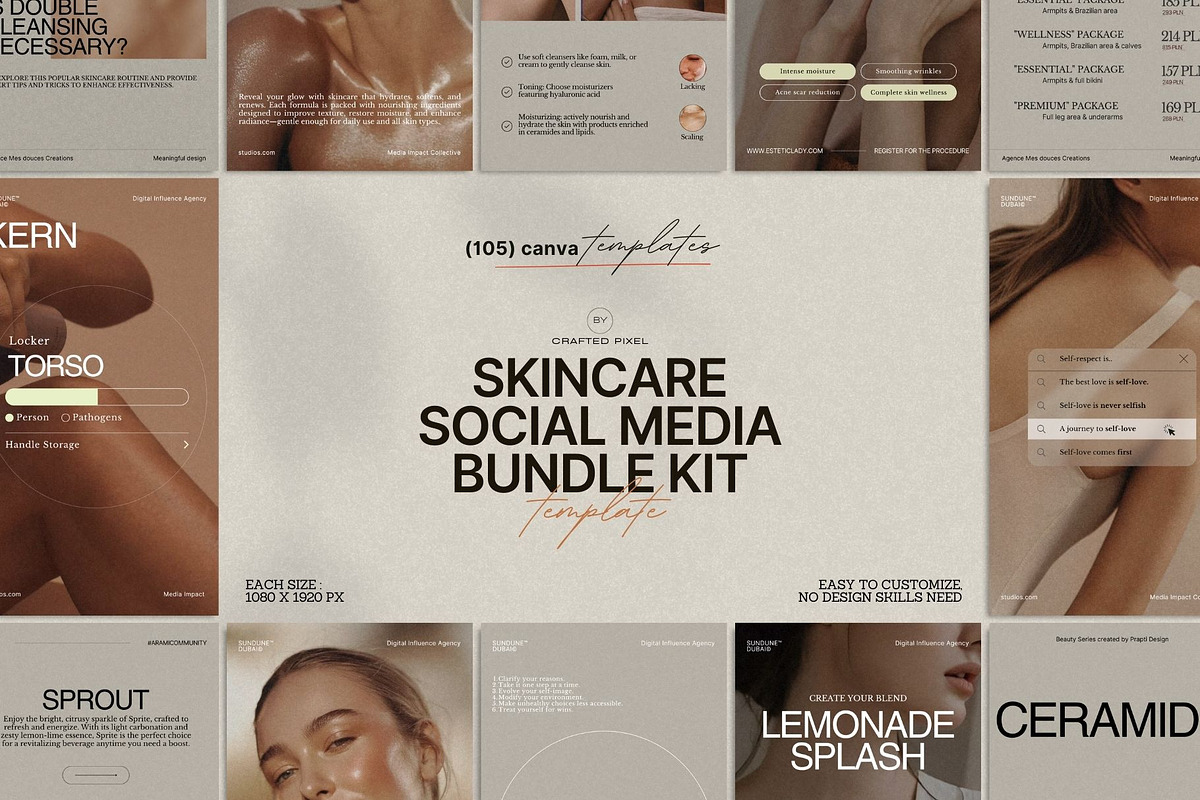 Minimal Story Kit for Skincare