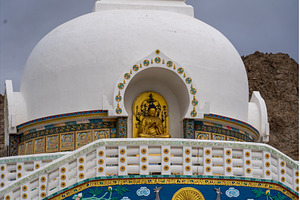 Shanti Stupa in Leh, Ladakh