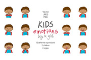 Kids emotions vector illustrations, an Education Illustration by Illustrationsforteachers (Thumbnail 3 of 3)