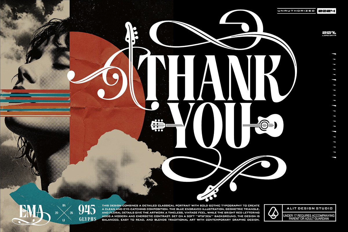 Dream Musical Typeface, a Serif Font by alit design (Photo 20 of 20)
