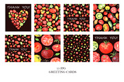 Watercolor TOMATOE, a Food Illustration by JennyColorArt (Thumbnail 3 of 9)