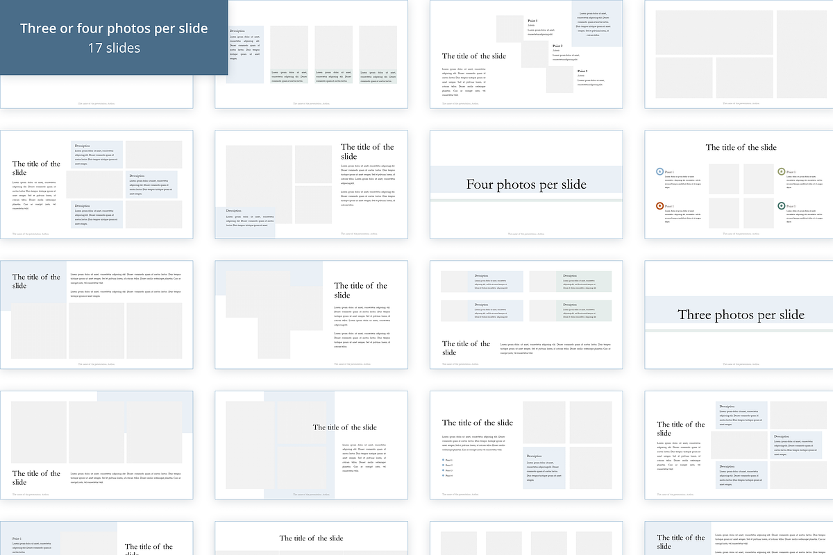 Sky presentation template PowerPoint, a Presentation Template by KaluginaWEB (Photo 2 of 9)