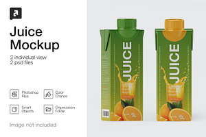 250ml Matte Juice Carton Package