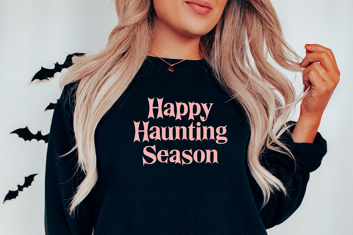 MACABRE Scary Halloween Font, a Serif Font by Blush Font Co. (Photo 2 of 4)