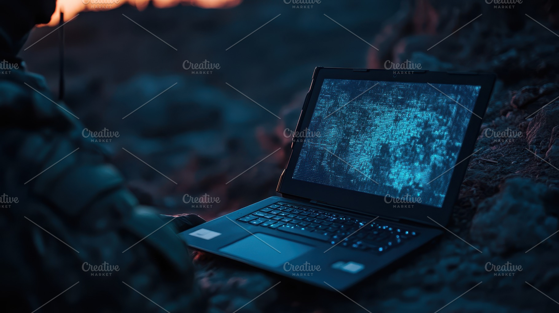 Secure network connection in the fie, a Background Photo by Pixeness