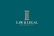 Legal Law Firm Letter C Logo Pillar, a Branding & Logo Template by Signatoro (Thumbnail 1 of 3)