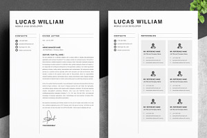 Resume Template For MS Word & Pages