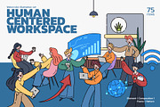 Human-Centered Workspace – Digital, a Work Illustration by CreativeValuation (Thumbnail 1 of 12)