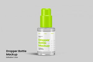 Dropper Bottle Mockup, a Packaging Mockup by renderstockmarket