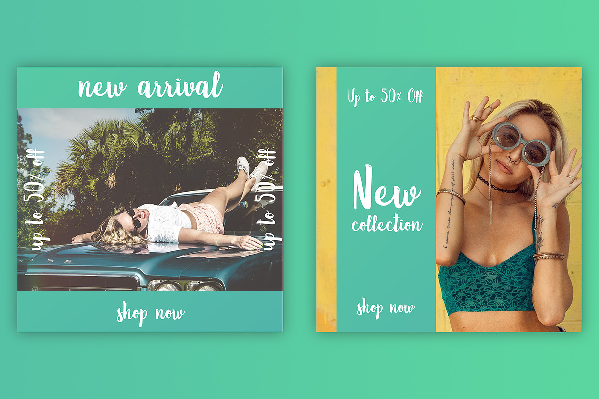 Gradient Instagram Post Templates, a Social Media Template by 3Y_Design (Photo 4 of 4)