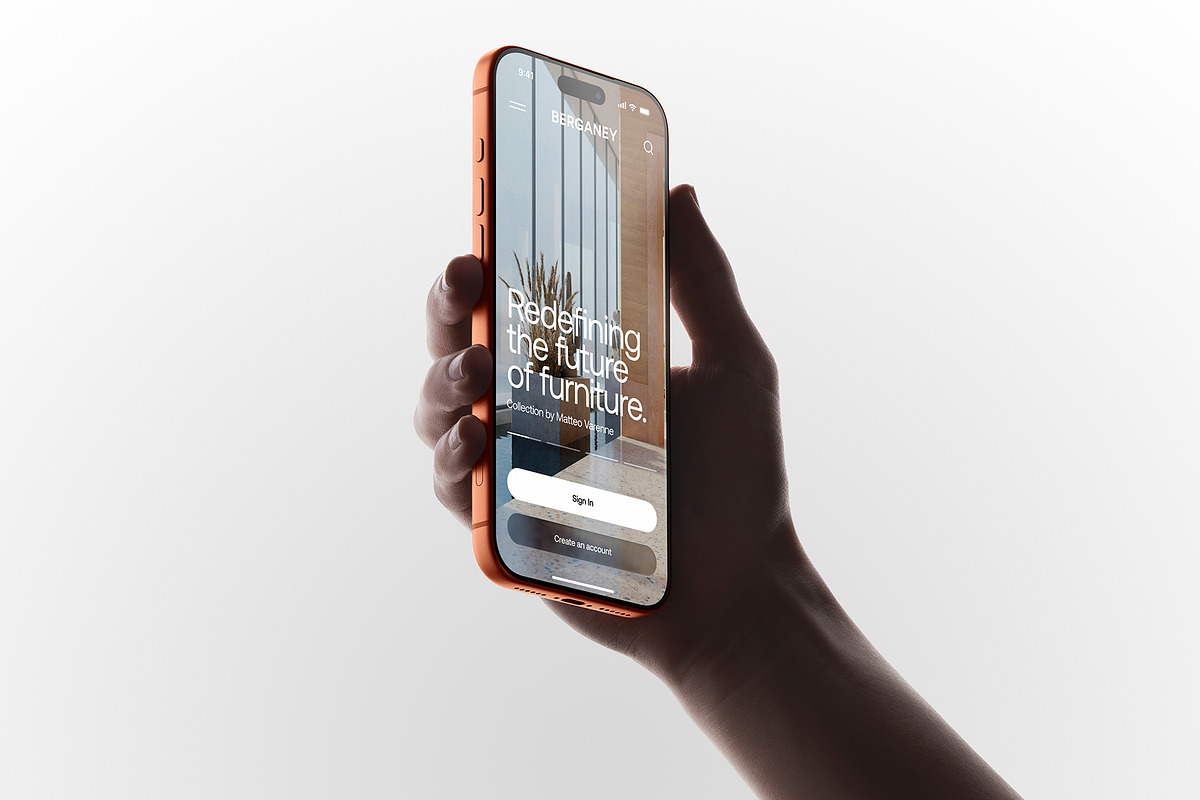 24 iPhone 17 Pro in Hand Mockups, an iPhone Mockup by Asylab (Photo 28 of 107)