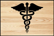 20 Caduceus Symbol Silhouette Set, an Illustration by hafijul (Thumbnail 3 of 4)