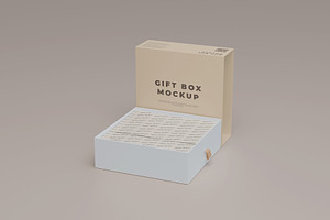 Bundle Gift Box Mockup