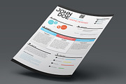 Simple Creative Resume, a Stationery Template by CREATIVE DUDE (Thumbnail 3 of 6)