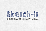 Sketch-It, a Font by Medialoot (Thumbnail 1 of 2)