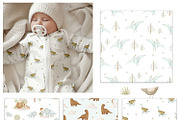 My friend Dinosaur - baby collection, a Decorative Illustration by polikarpovaart (Thumbnail 14 of 18)