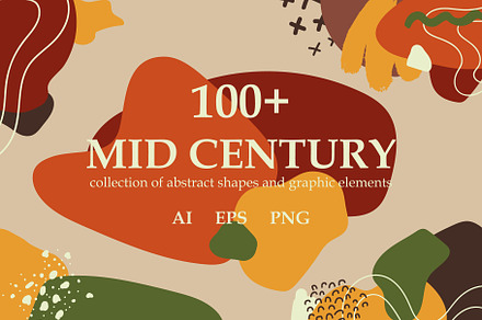Mid Century modern abstract