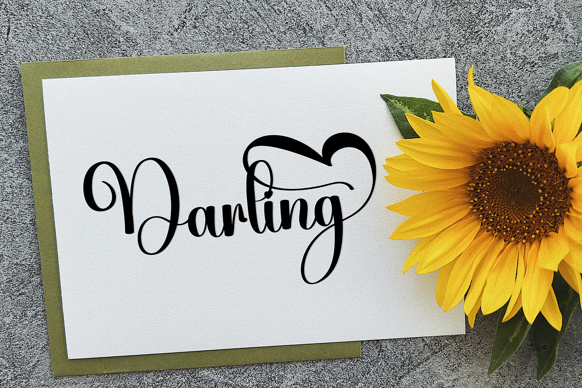 Yesterday Valentine, a Script Font by InermediaSTUDIO (Photo 7 of 8)